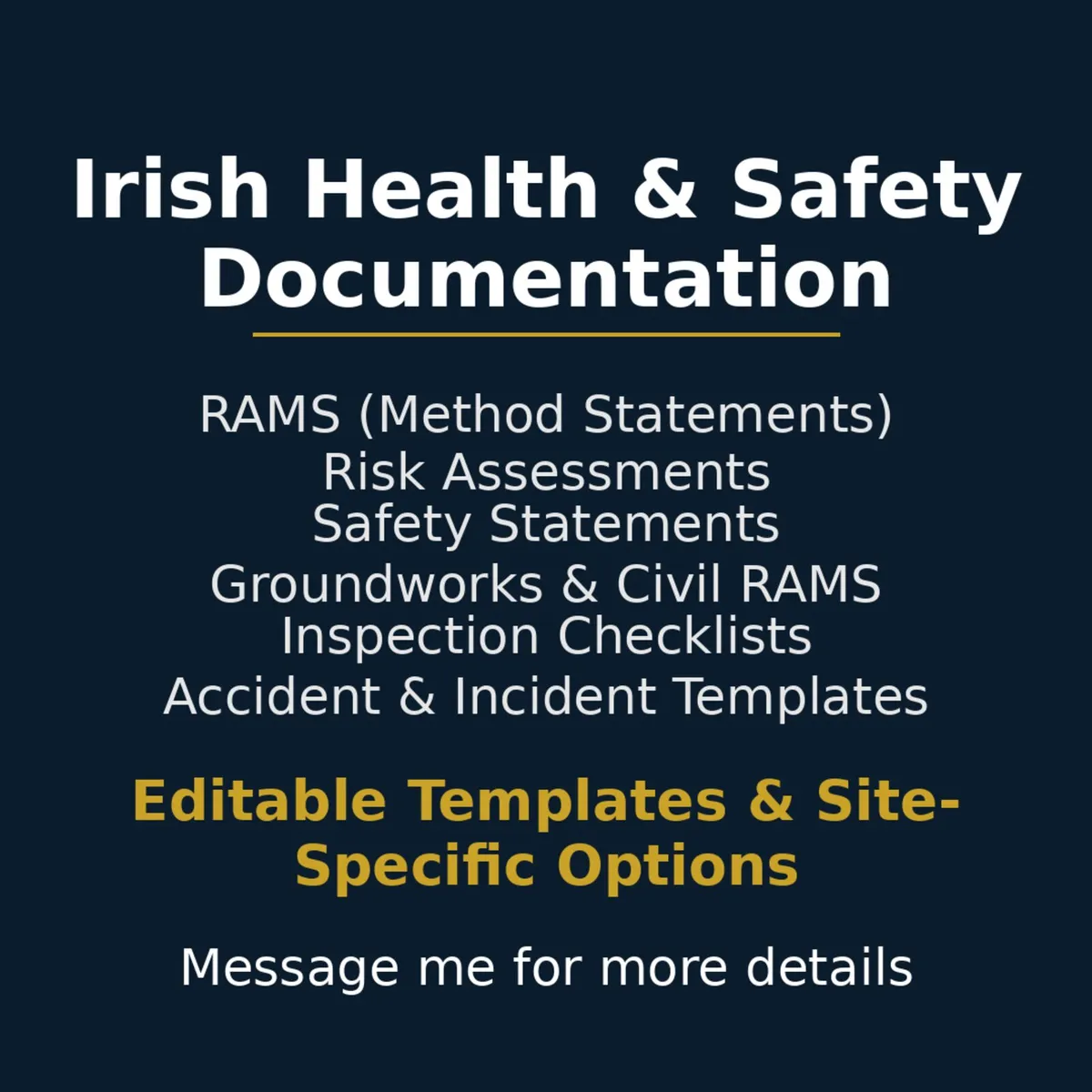 Health & Safety Documentation -Ireland - Image 1