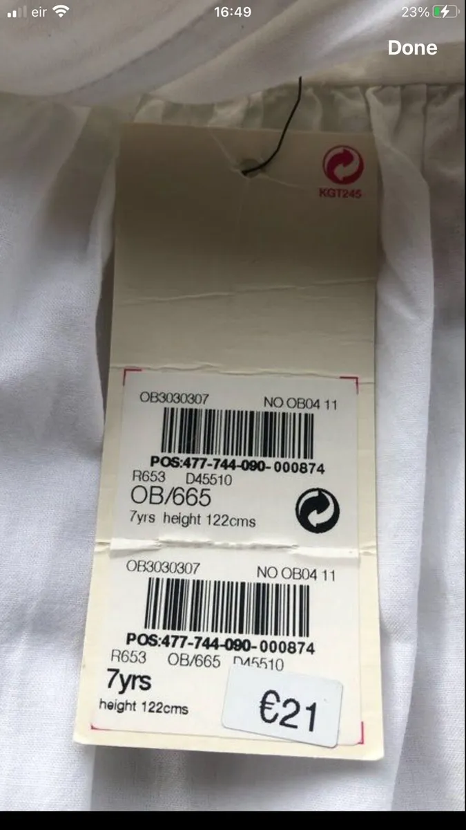 Girls BNWT trousers age 7 €10 - Image 4