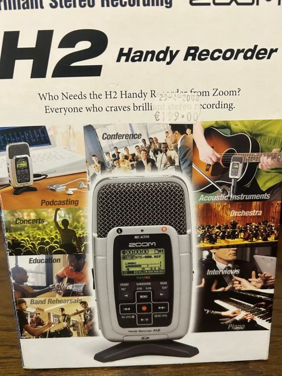 Zoom H2 Handy Recorder 65 now 55 - Image 1
