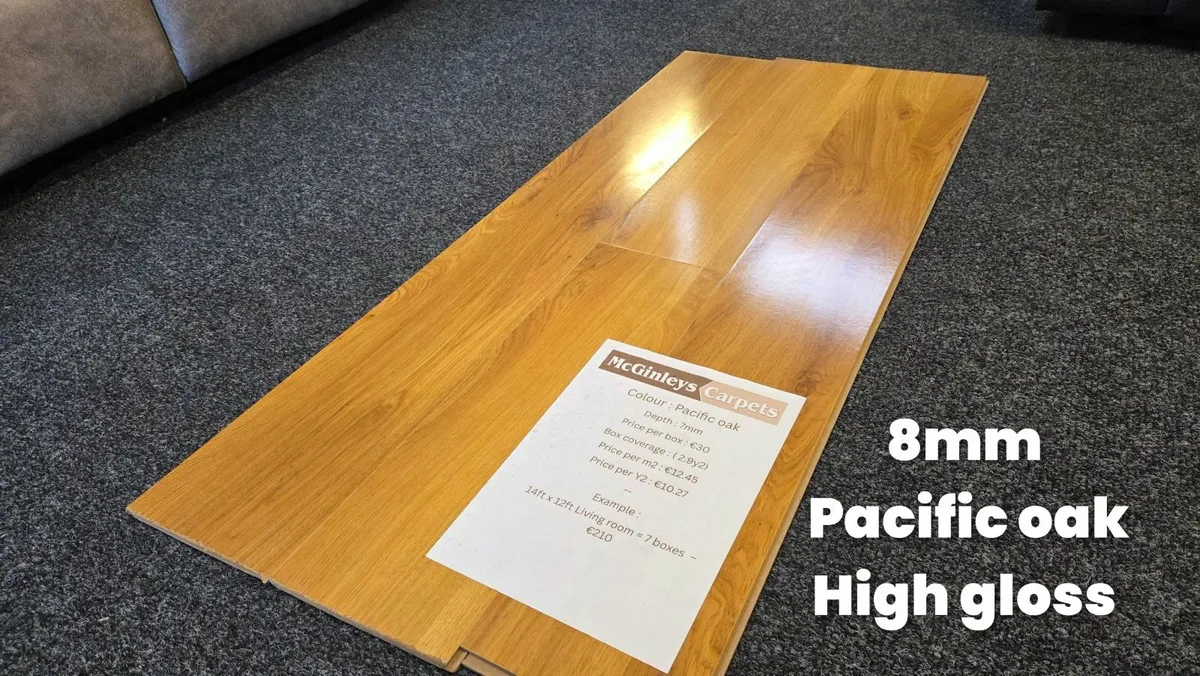 7mm  Laminated Click Flooring - ! - Image 3