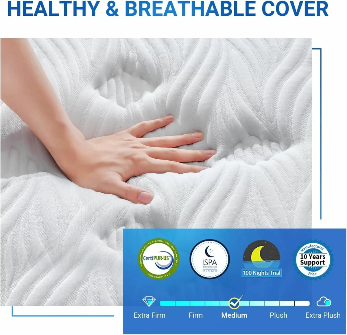 Bed Mattress Conventional Bamboo Charcoal Foam - Image 4