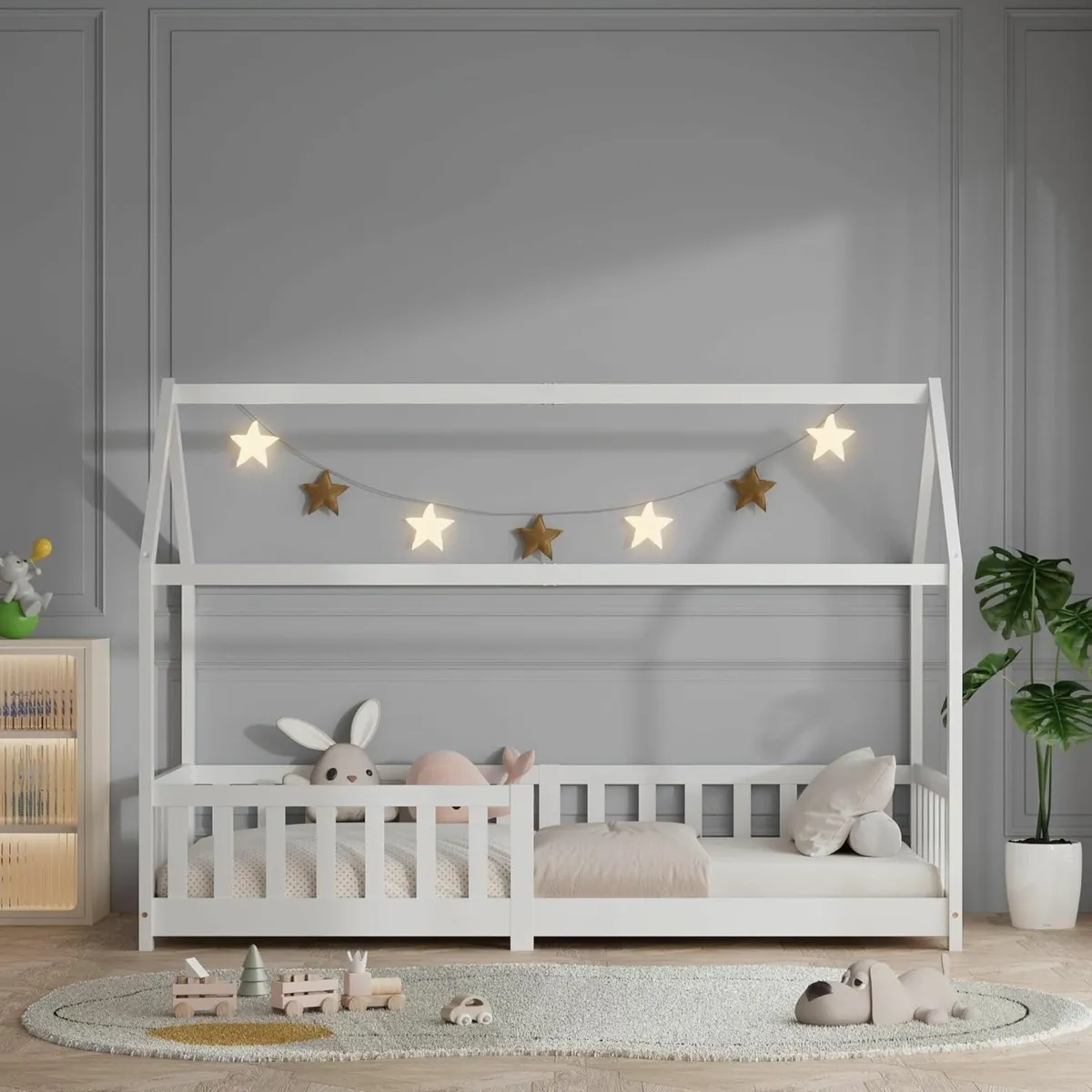 ® Children's Bed with Fall Protection and Slatted - Image 3