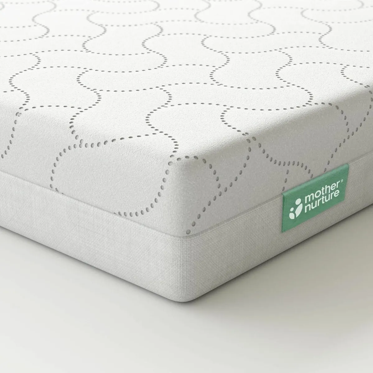 Premium Fibre Cot Mattress White 120 x 60 13 cm - Image 1