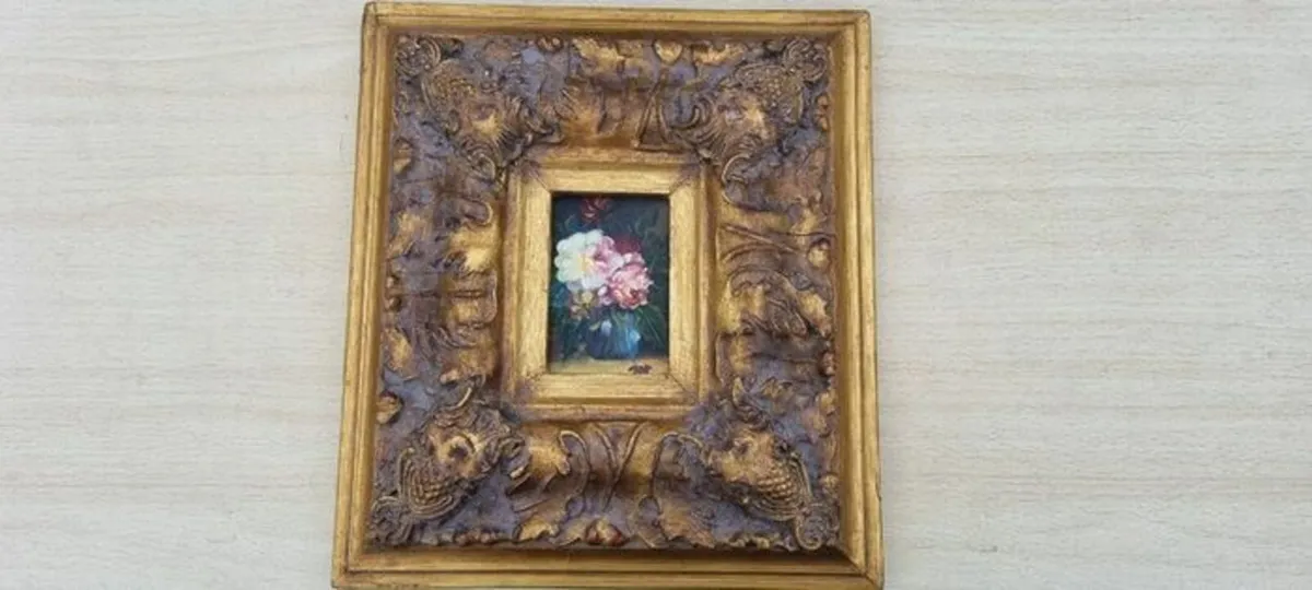 Miniature in a rich gilded frame - Image 2