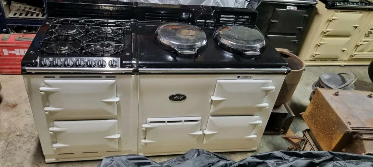 AGA Classic white Cooker and Module - Image 3