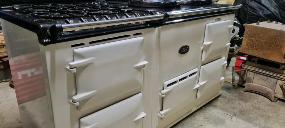 AGA Classic white Cooker and Module - Image 2