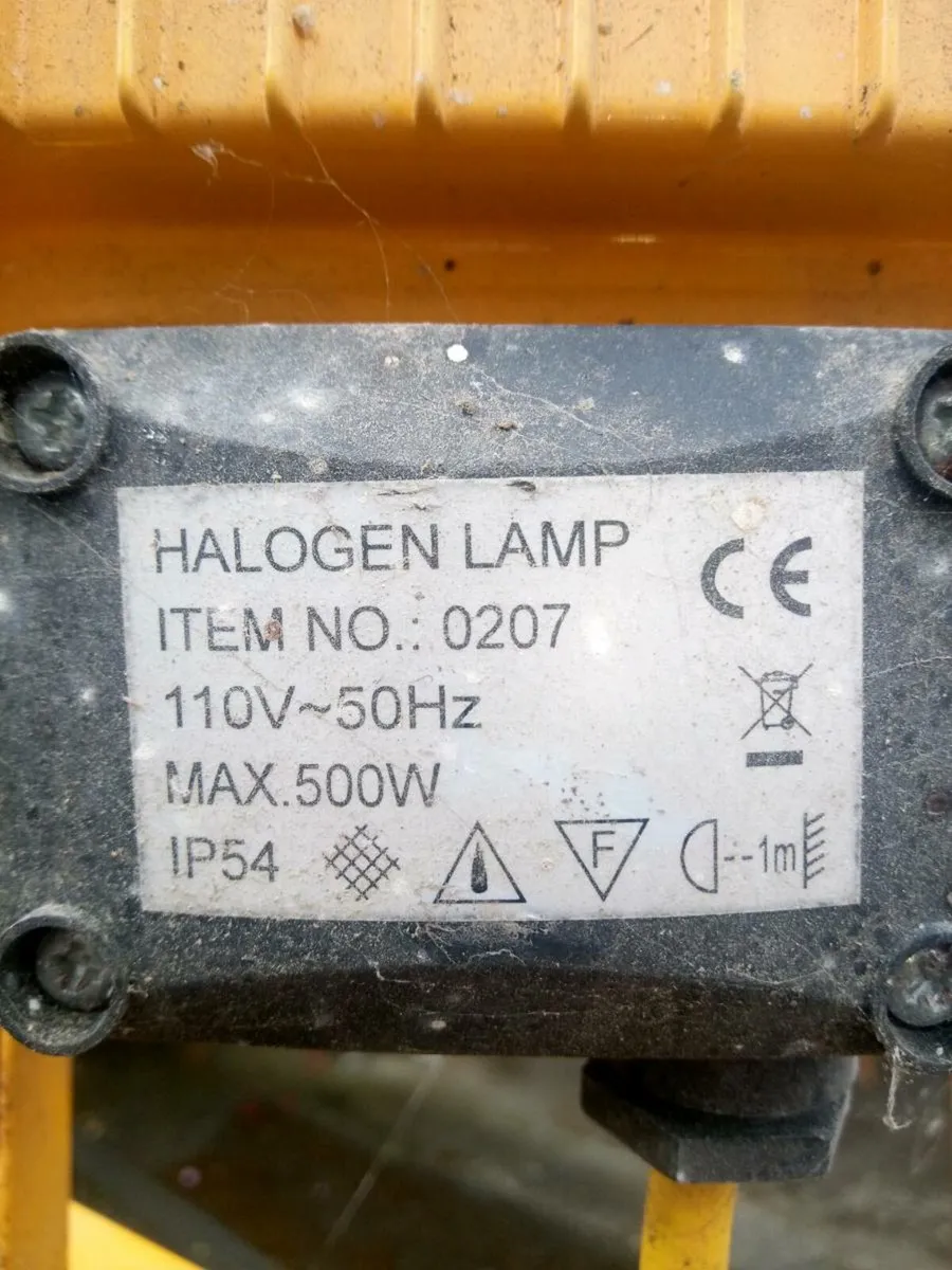 2 x Work Light Stands - Image 4