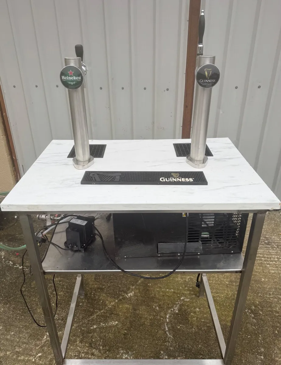 Complete Home Bar On Built Stainless Steel Unit - - Image 2