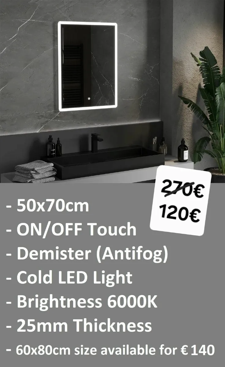 LED Bathroom Mirror - Image 2