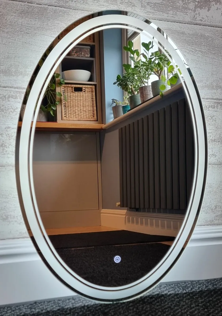LED Bathroom Mirror 50x70cm - Image 1