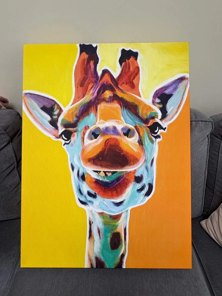 Giraffe Canvas - Image 1