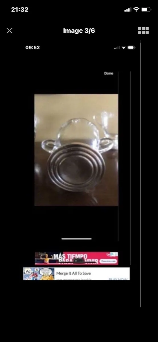 Antique Silver Weighted Sugar & Milk Bowls - Image 3