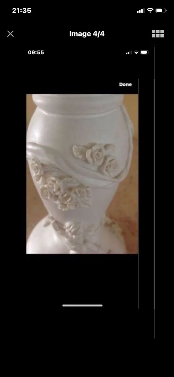 Cherub & Roses Candlestick Set - Image 4