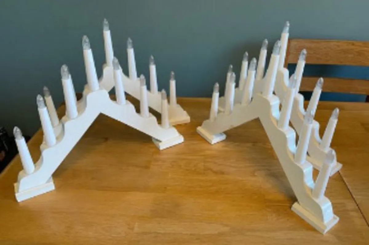 Christmas window candle Lights