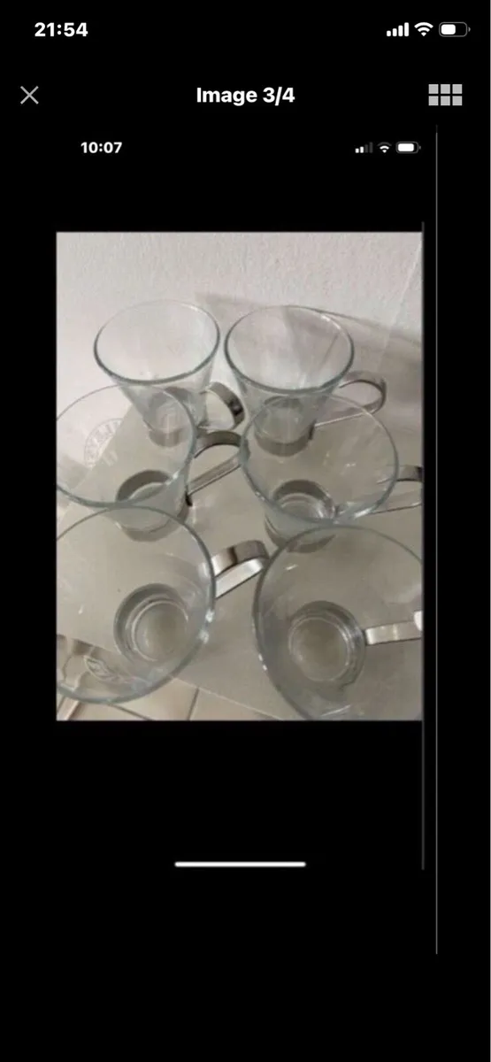 Rare Baileys Glasses Set (6) - Image 3