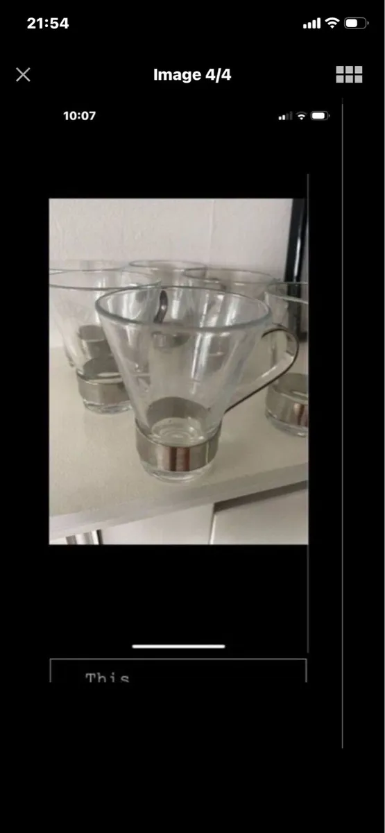 Rare Baileys Glasses Set (6) - Image 4