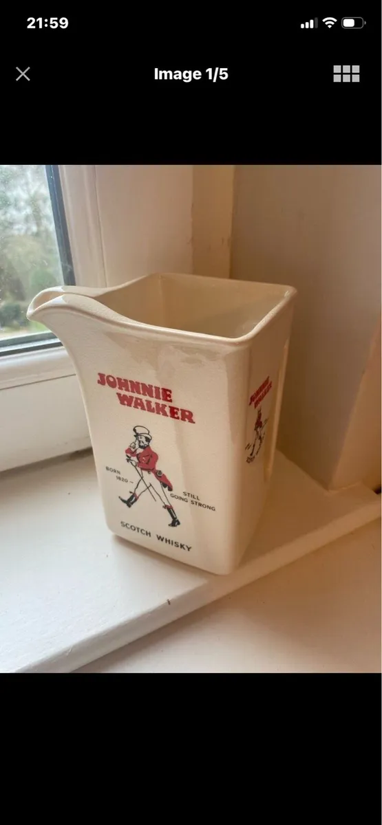 Johnnie Walker Water Jug - Image 1