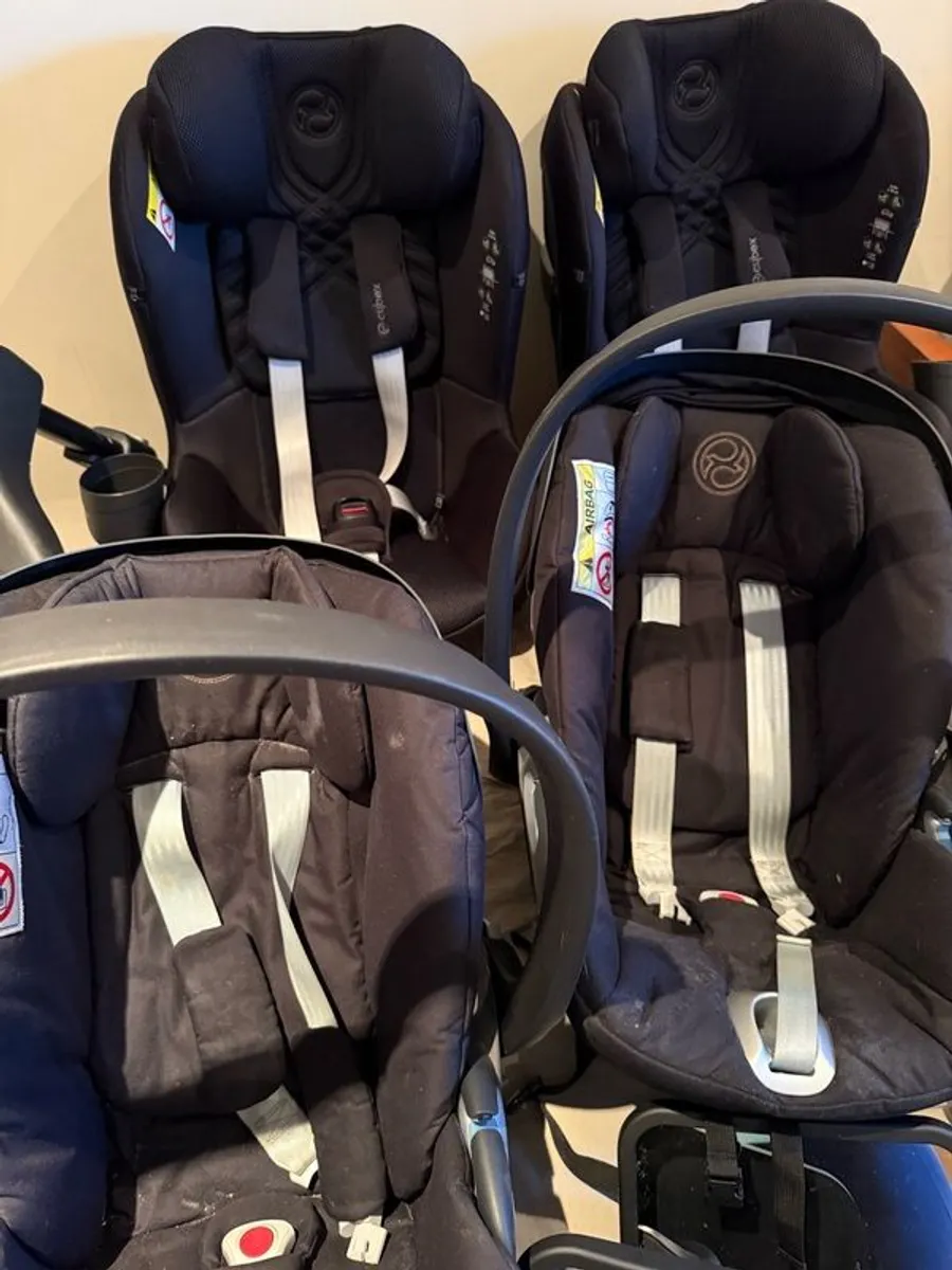 cybex cloud-z baby & sirona-t toddler car seats and cloud-Z base - Image 2