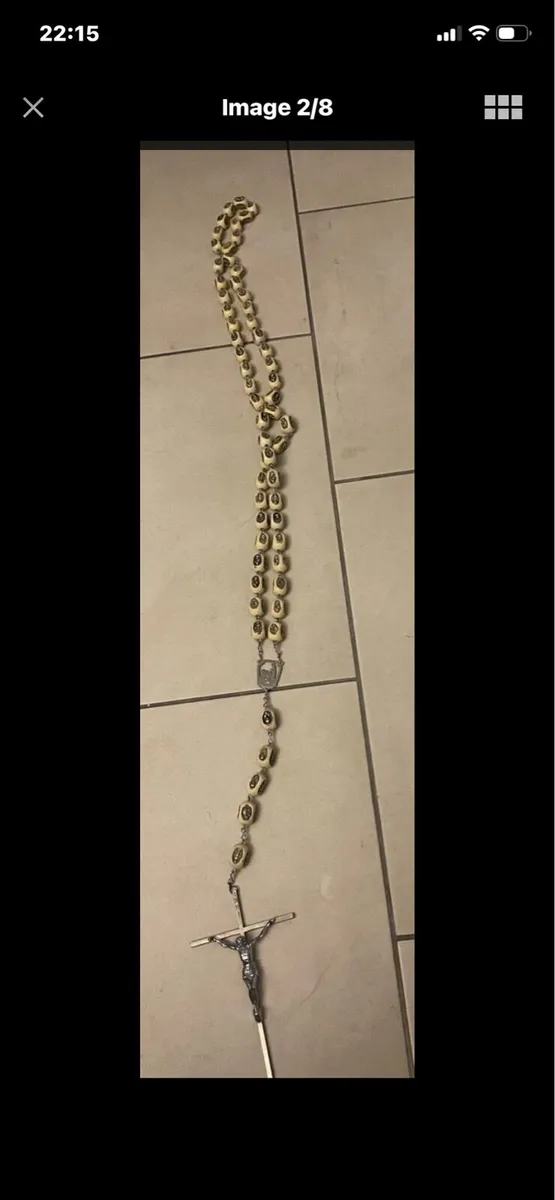 Very Rare Giant Size Rosary Beads - Image 2