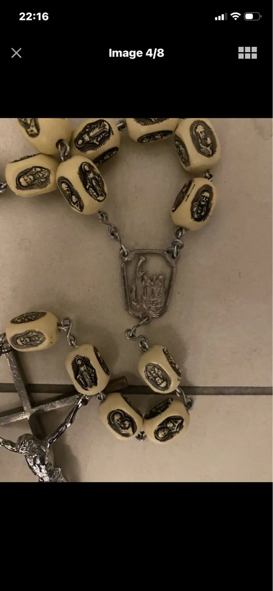 Very Rare Giant Size Rosary Beads - Image 4