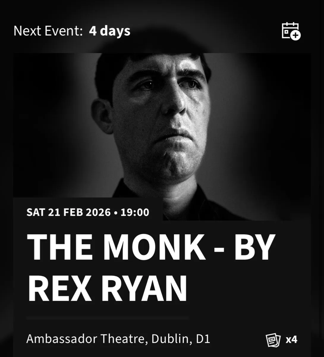 The Monk Tickets