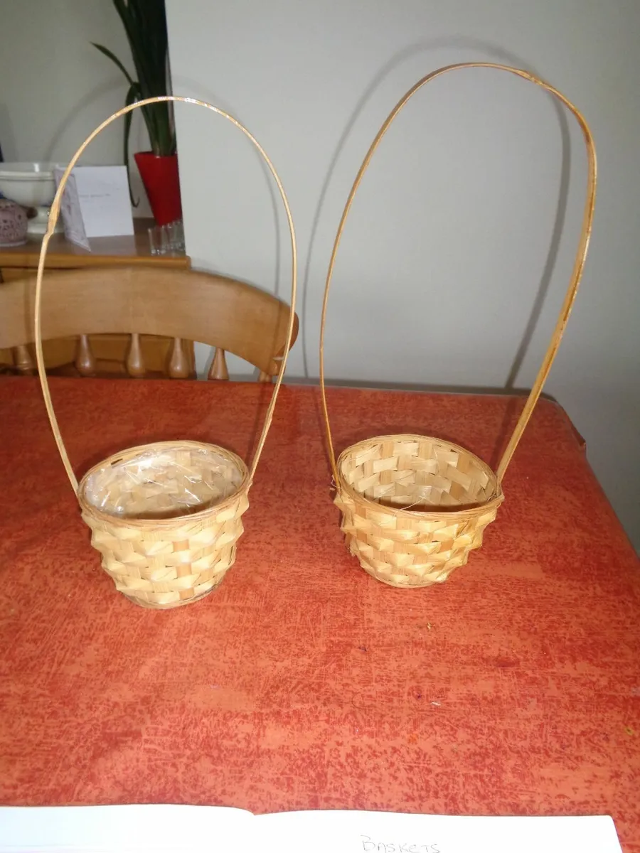 Wicker Baskets x 2 for Sale