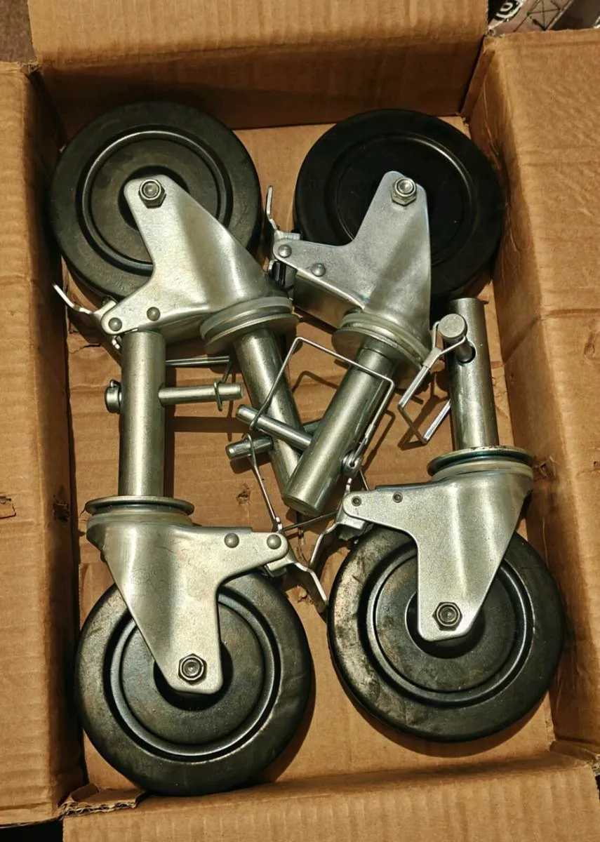 5" Scaffolding wheels - Image 1