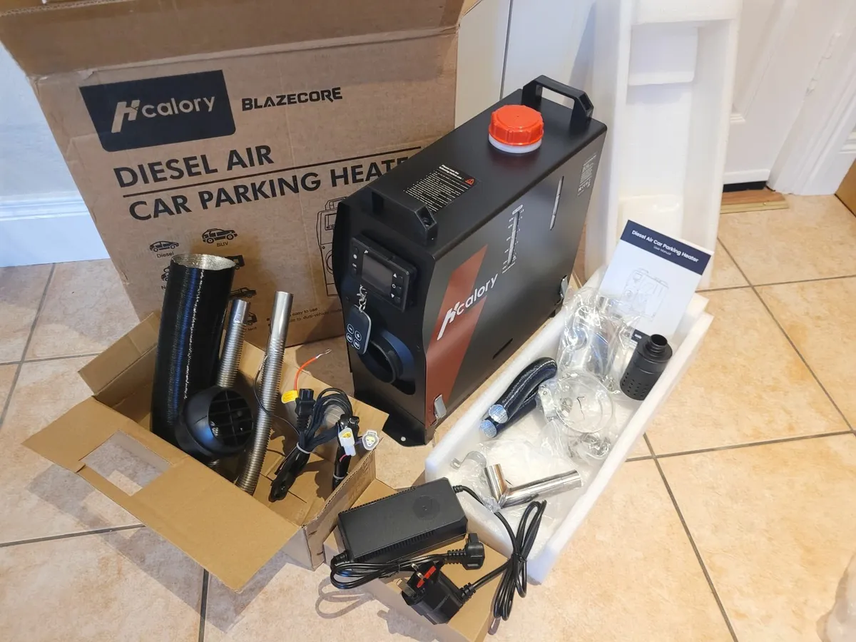 Hcalory Blazecore Diesel Heater, Power Supply, App - Image 1