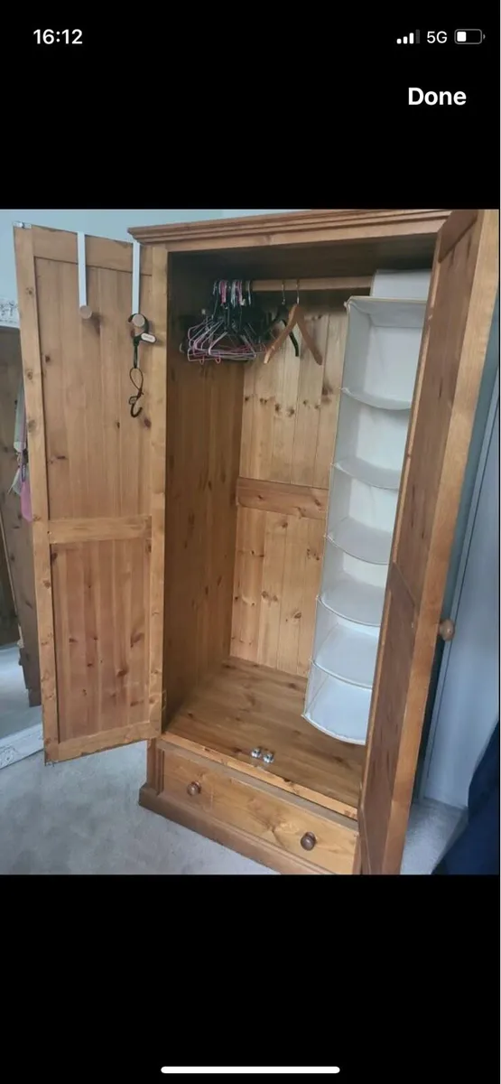 Wardrobe + chest set €250 - Image 2