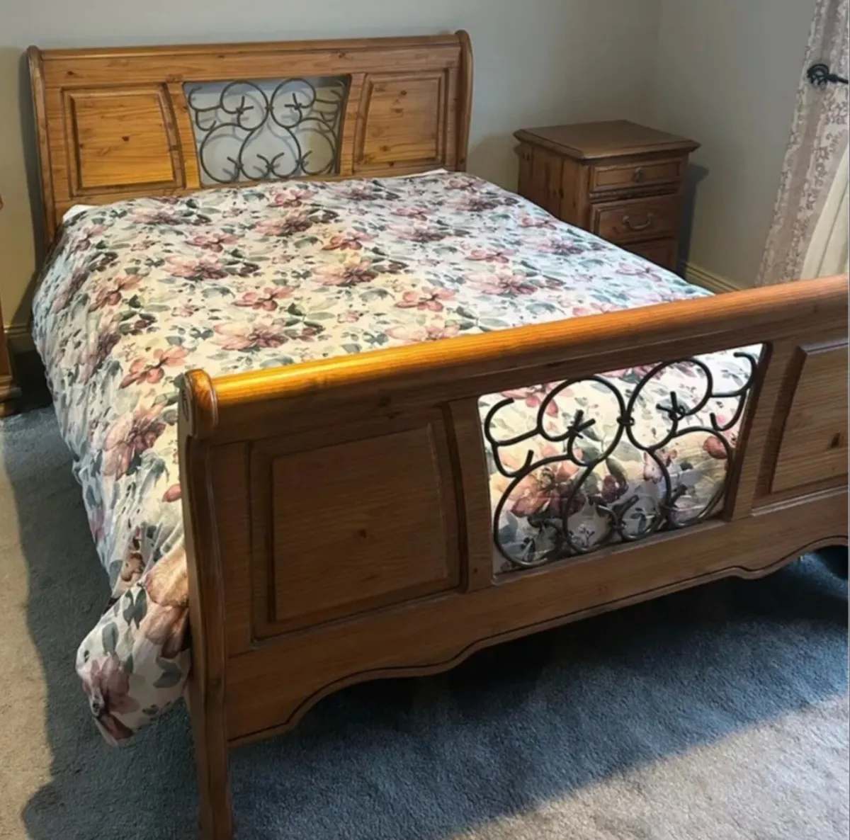 Large king size bed