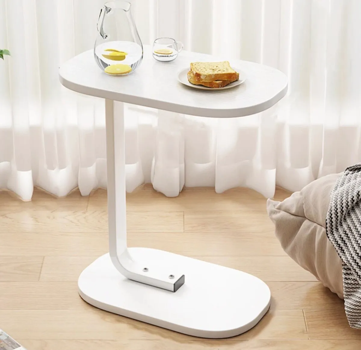 NEW C Shaped Sofa Side End Coffee Table - Image 3