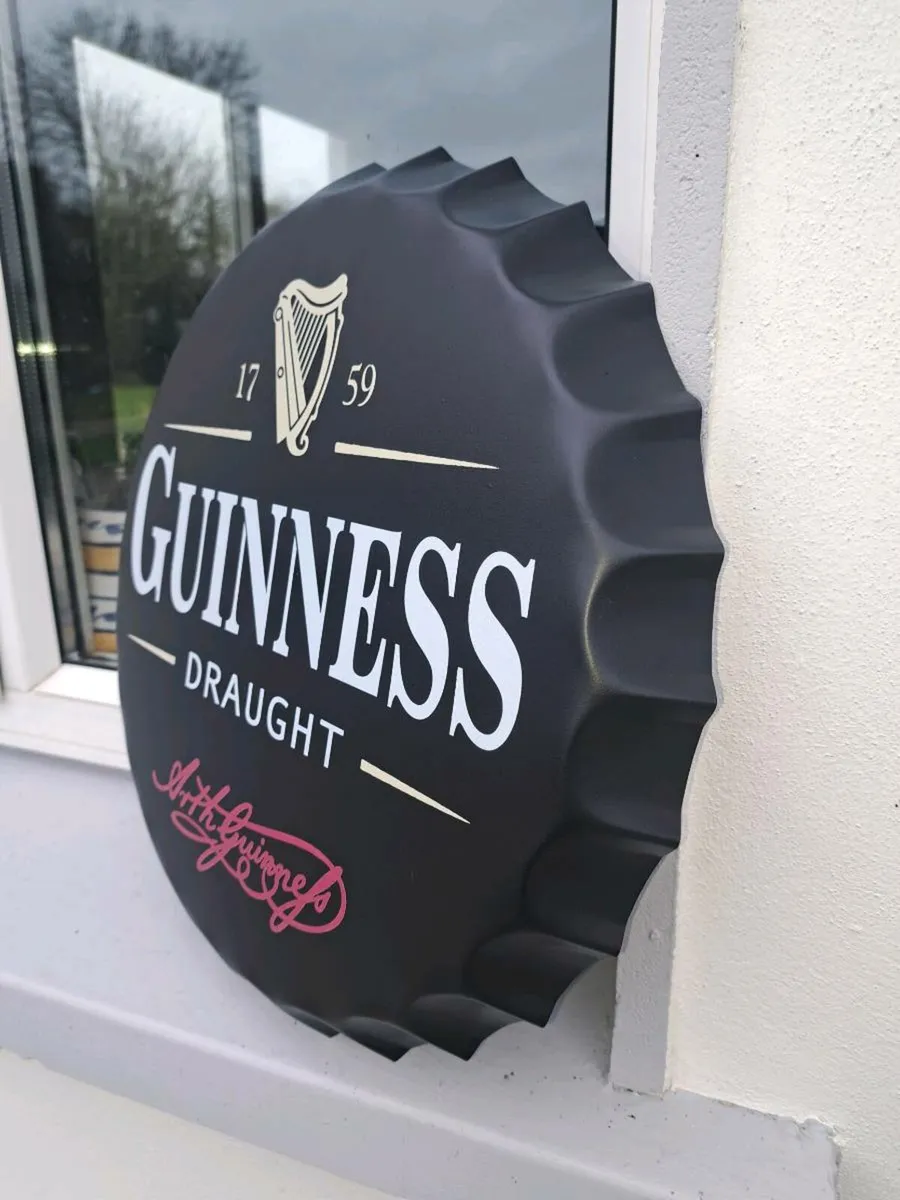 Large Guinness metal sign - Image 2