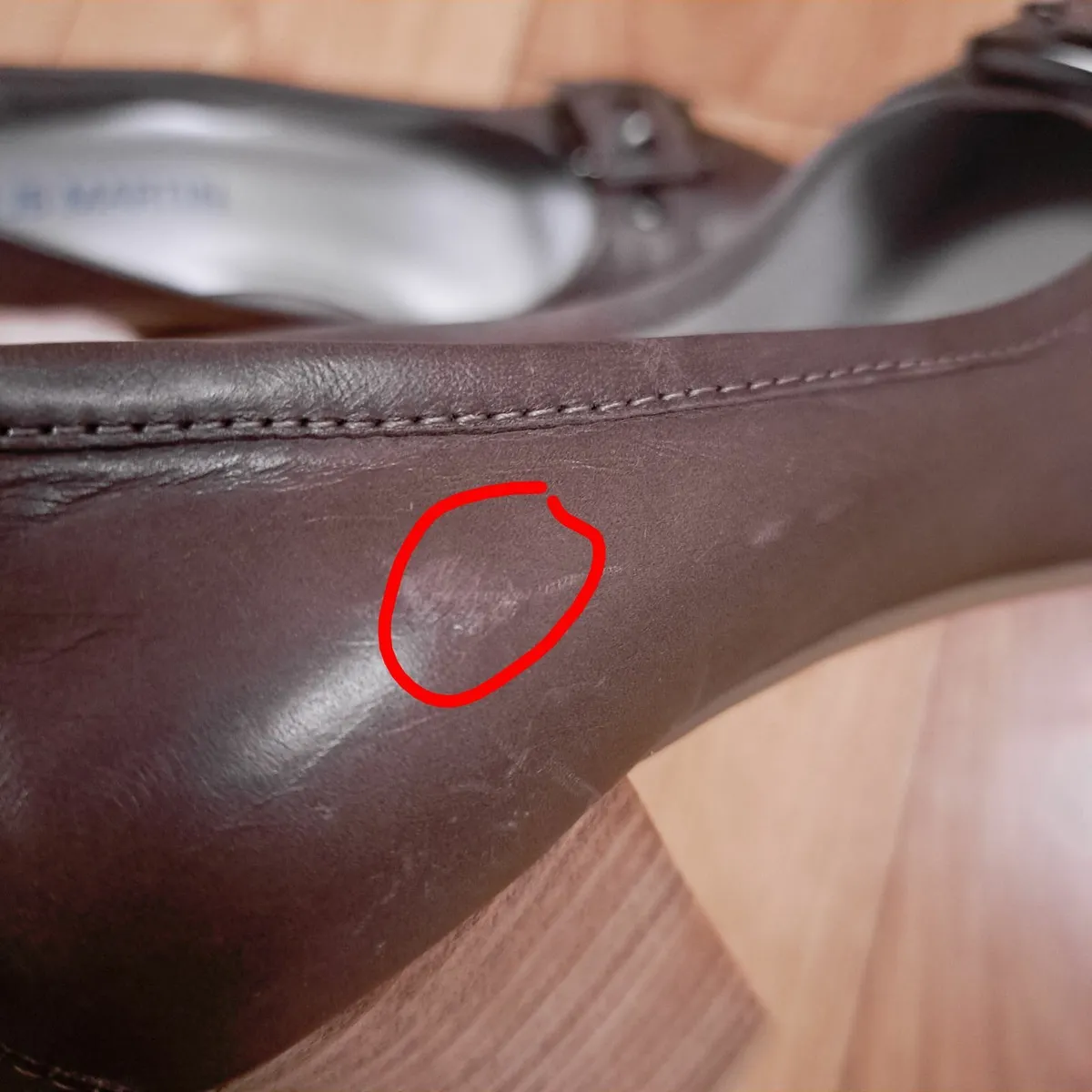 JB Martin Taupe Brown Buckle Heels Pumps 4UK/37EU - Image 2