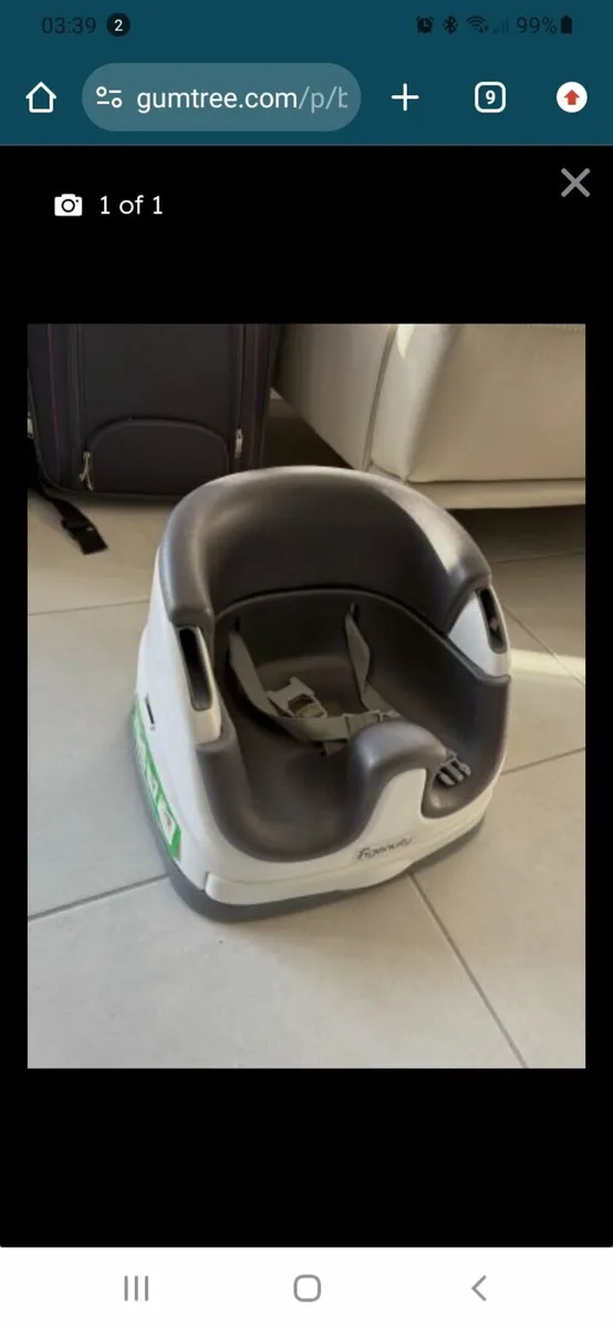 Baby feeding booster seat almost NEW - Image 3