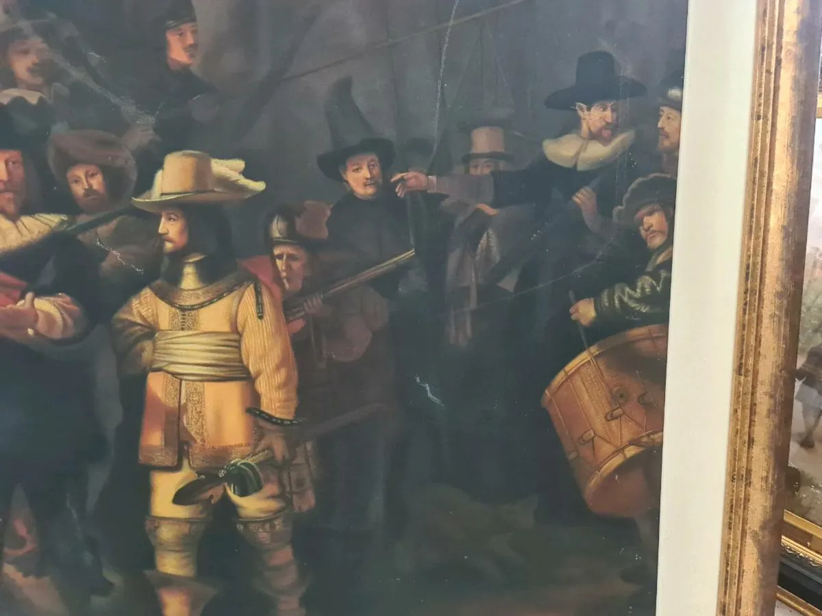 After Rembrant Oil on canvas - Image 3