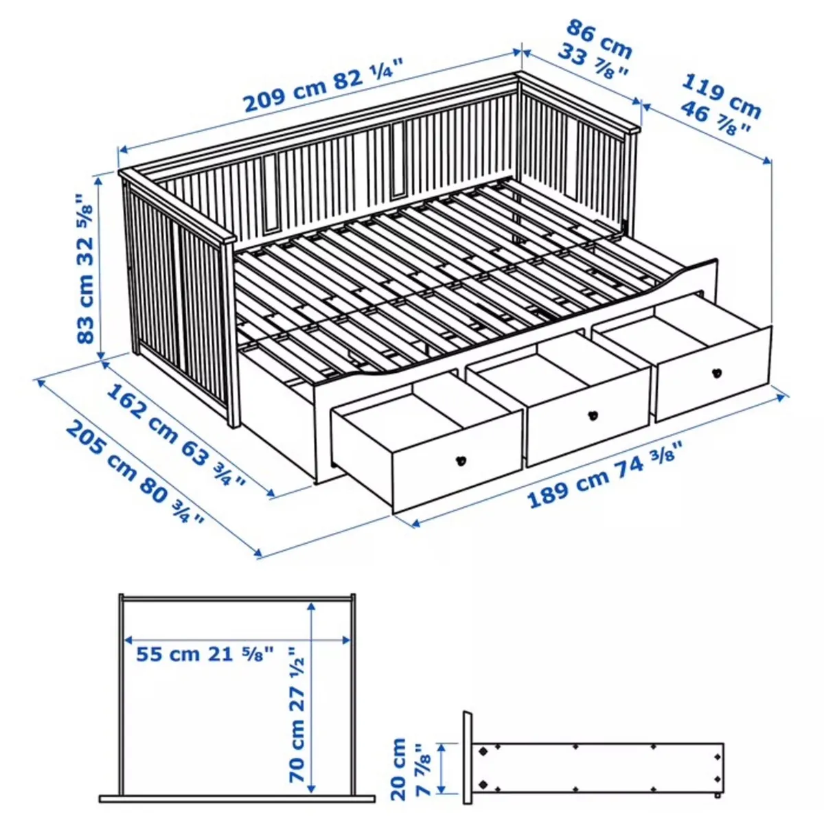 IKEA Hemnes Daybed - Image 2