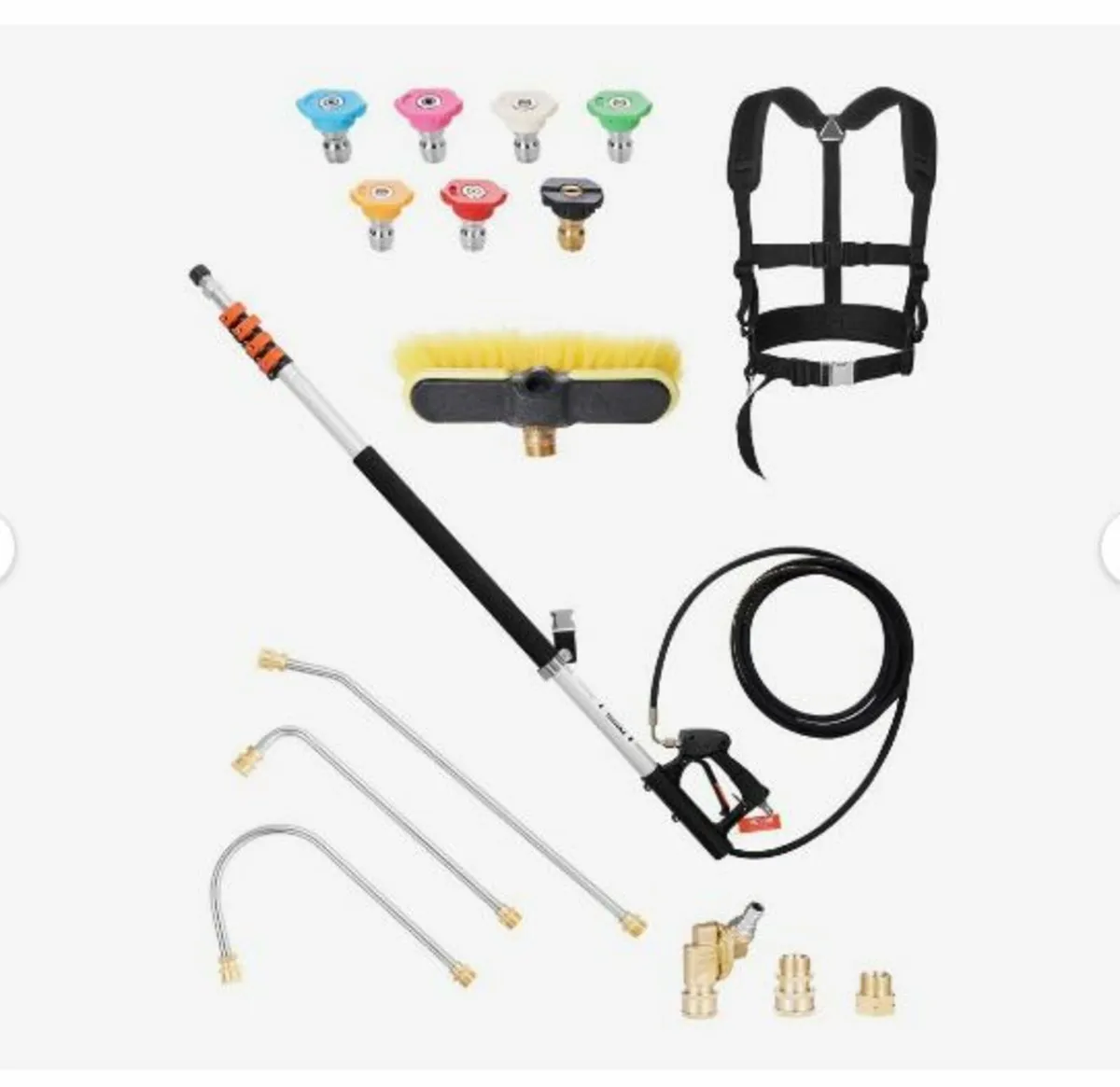 Pressure Washer Telescoping Wand, 24 ft - Image 1