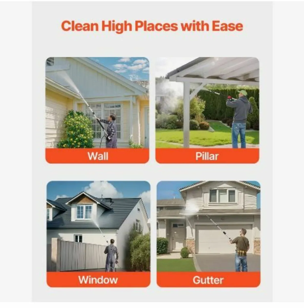 Pressure Washer Telescoping Wand, 24 ft - Image 2