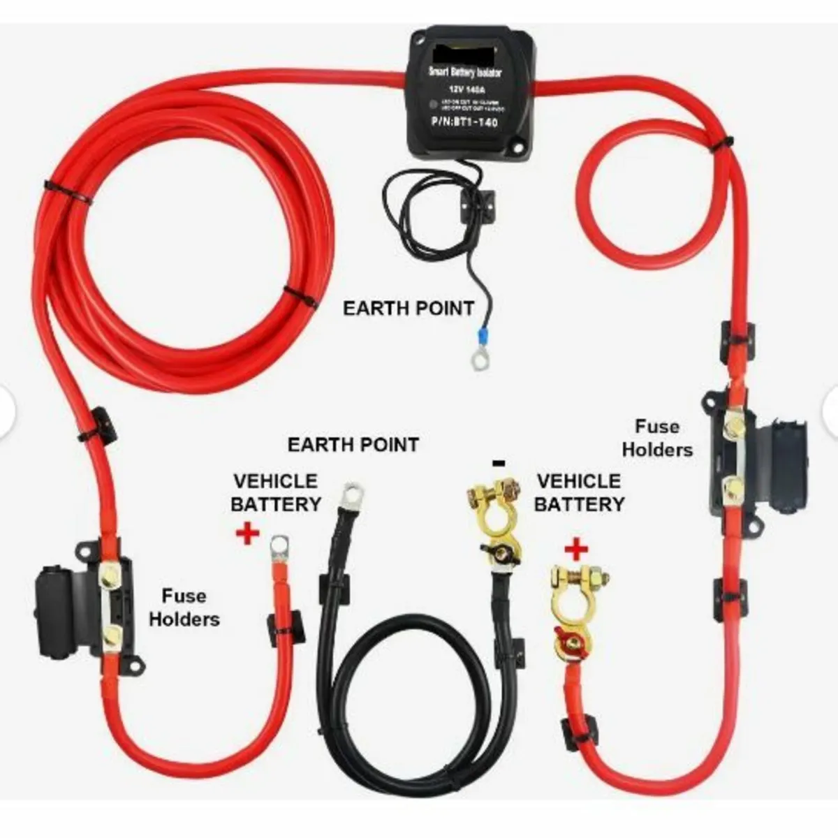 Split Charge Relay Kit, 6mtr 12V, Automatic - Image 4