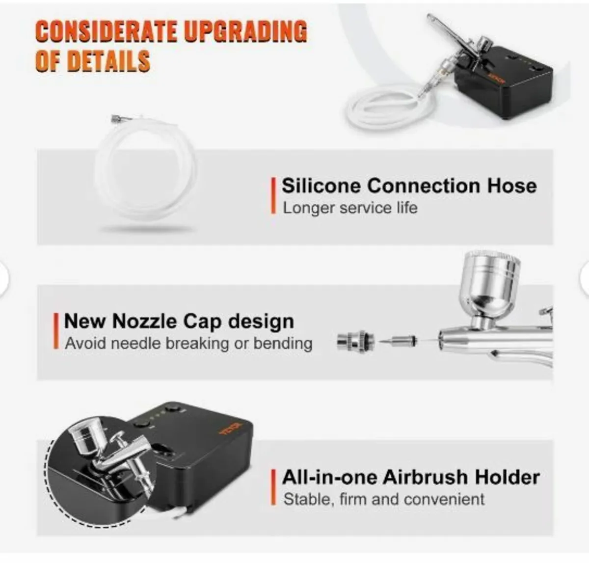 Airbrush Kit, Portable Airbrush Set - Image 2