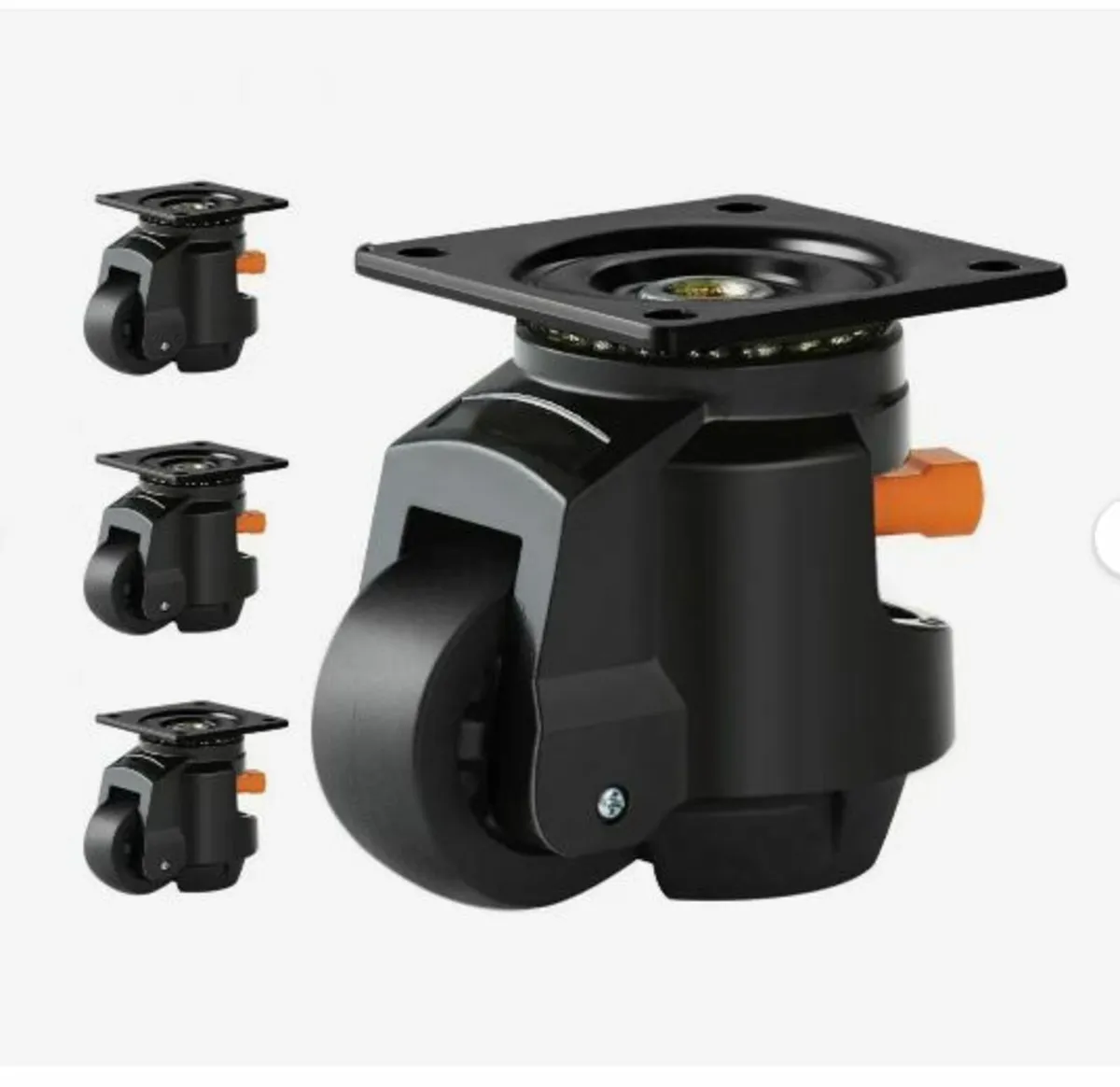 360 Degree Swivel Caster Wheels, Adjustable - Image 1