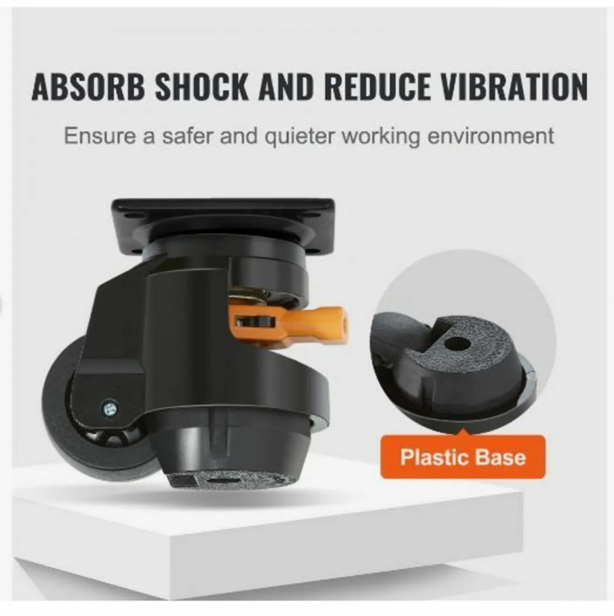 360 Degree Swivel Caster Wheels, Adjustable - Image 3