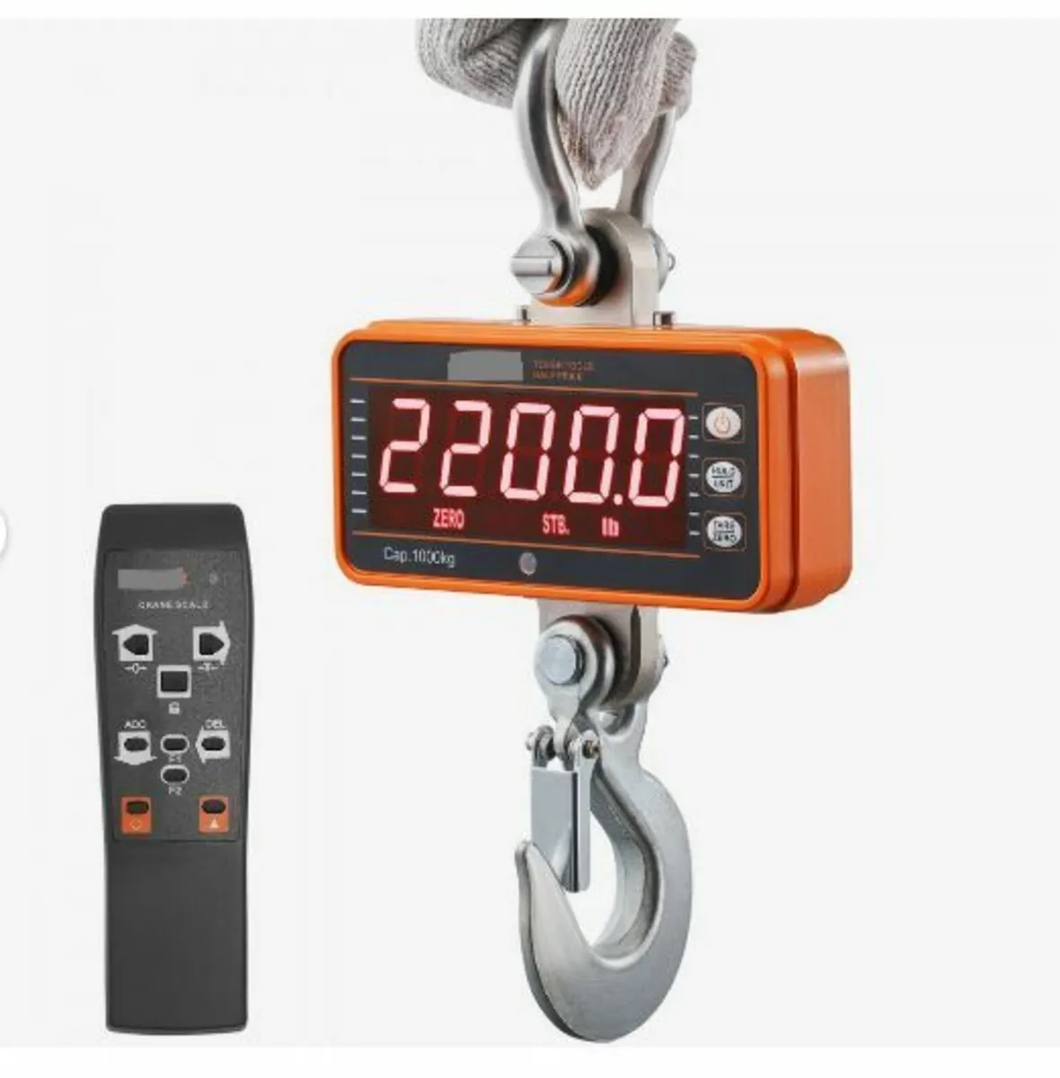Digital Crane Scale, 2200 lbs/1000 kg - Image 3