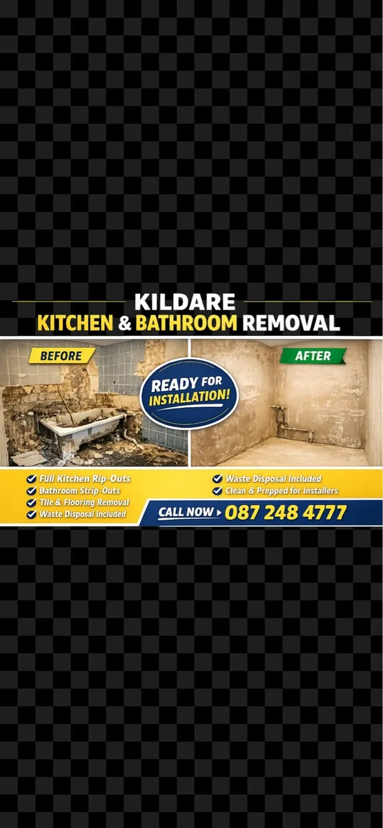 Kitchen and bathroom prep