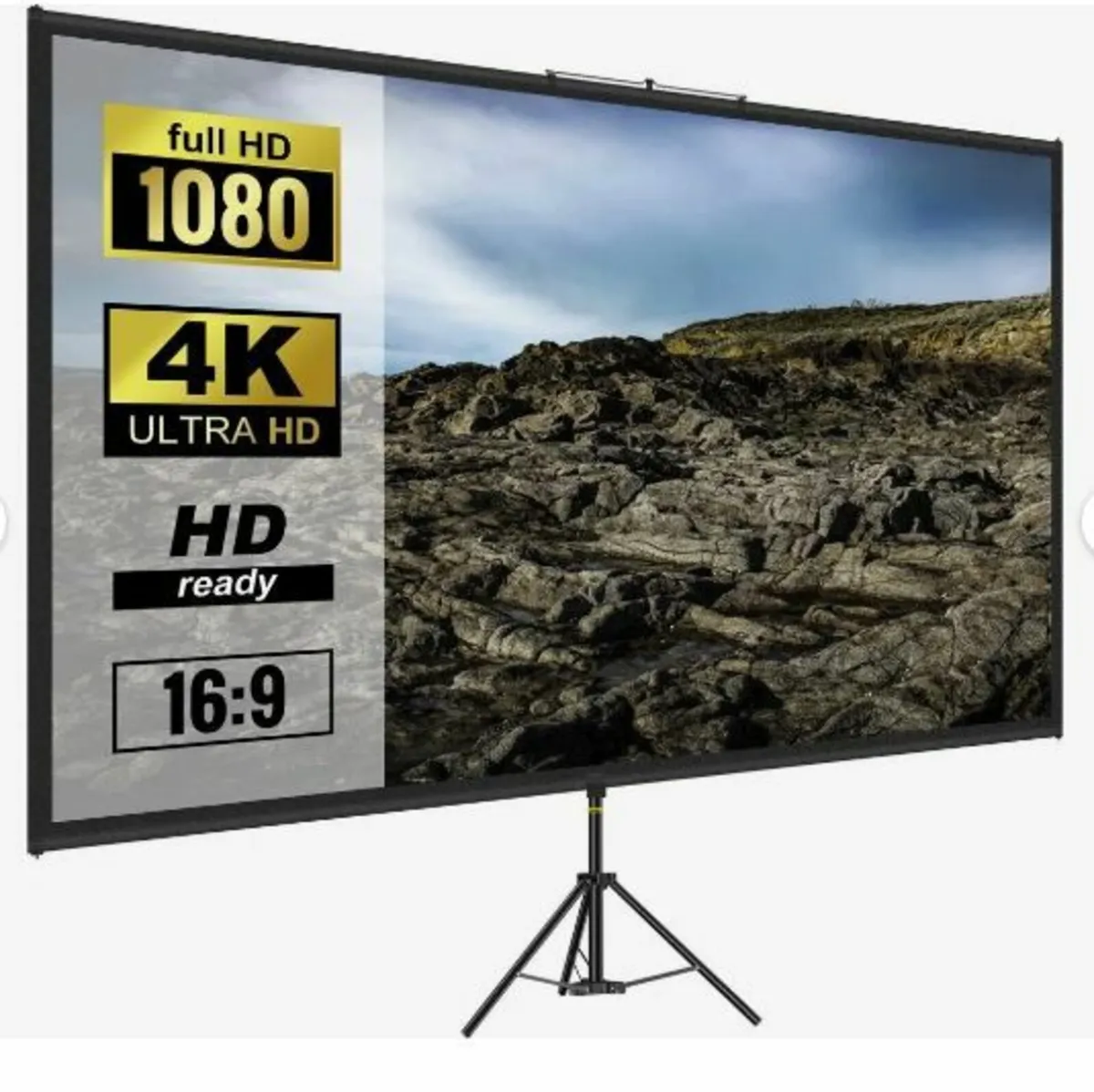 Tripod Projector Screen with Stand 100inch - Image 1