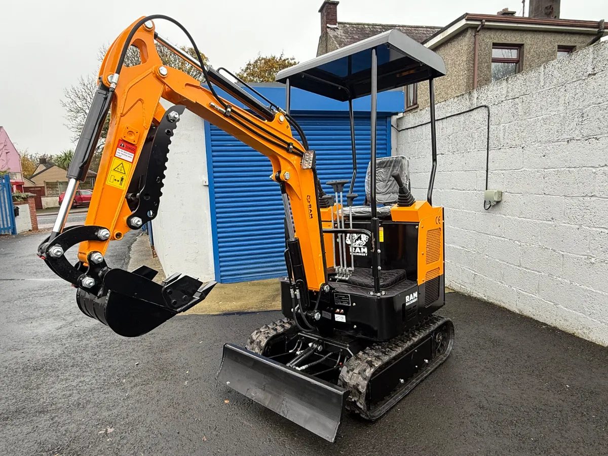 1.5 Ton Mini digger NEW PETROL €7,995 ONLY - Image 1