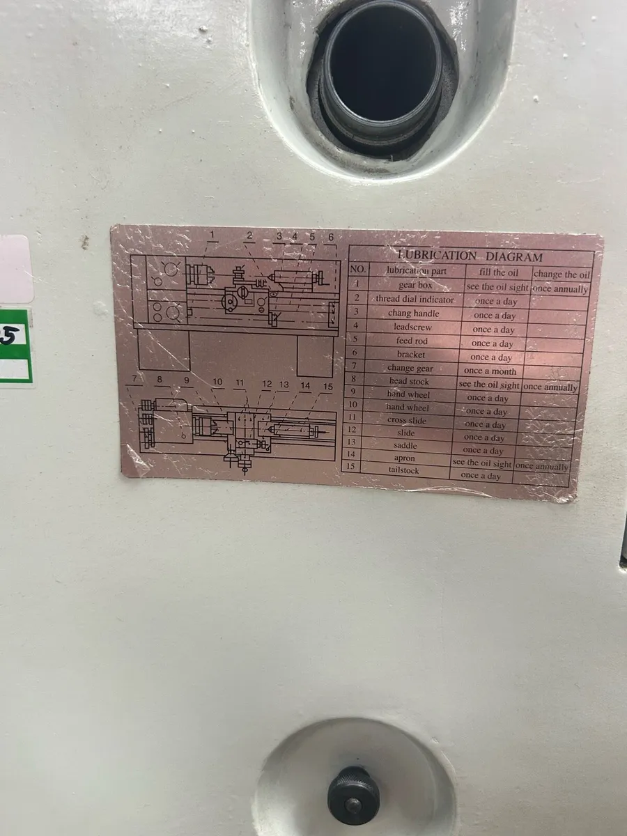 Ex school optimum lathe - Image 3