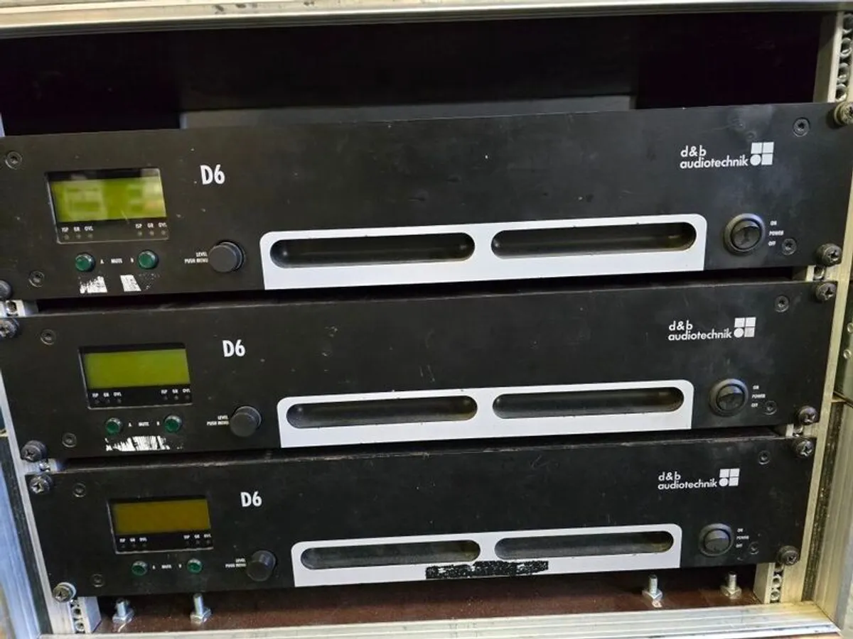D&B Max 15 monitors with D6 amps - Image 3