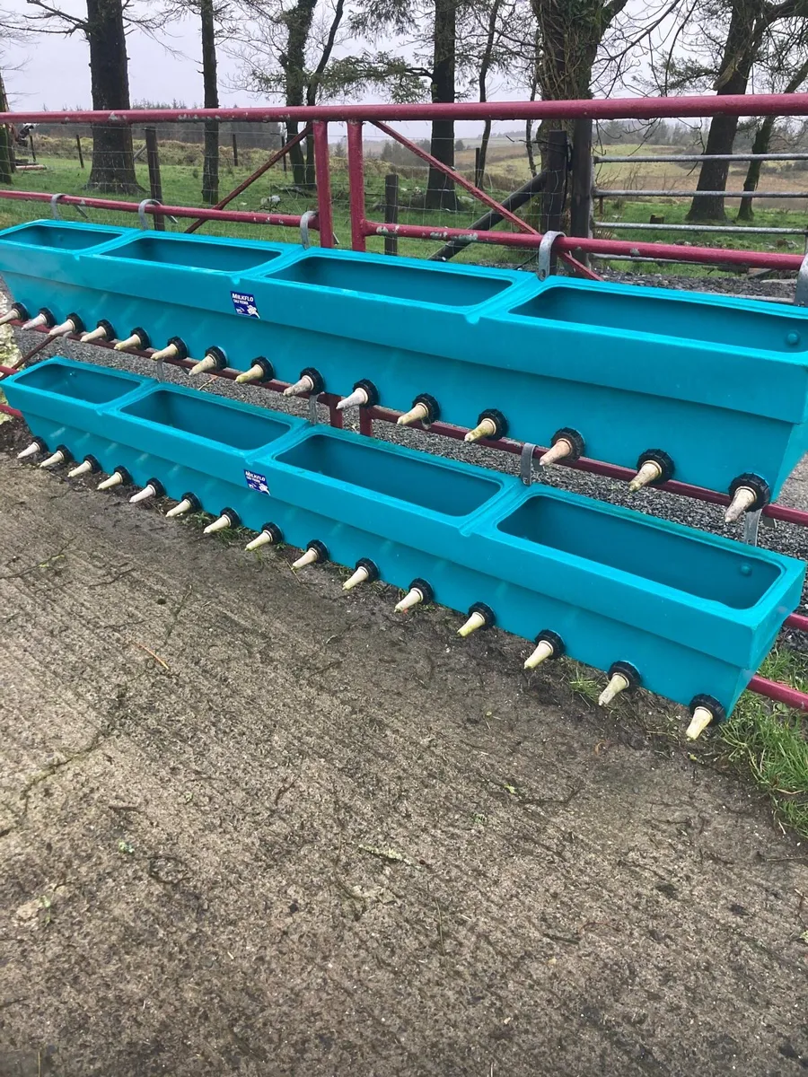 2 15 teat milk feeders