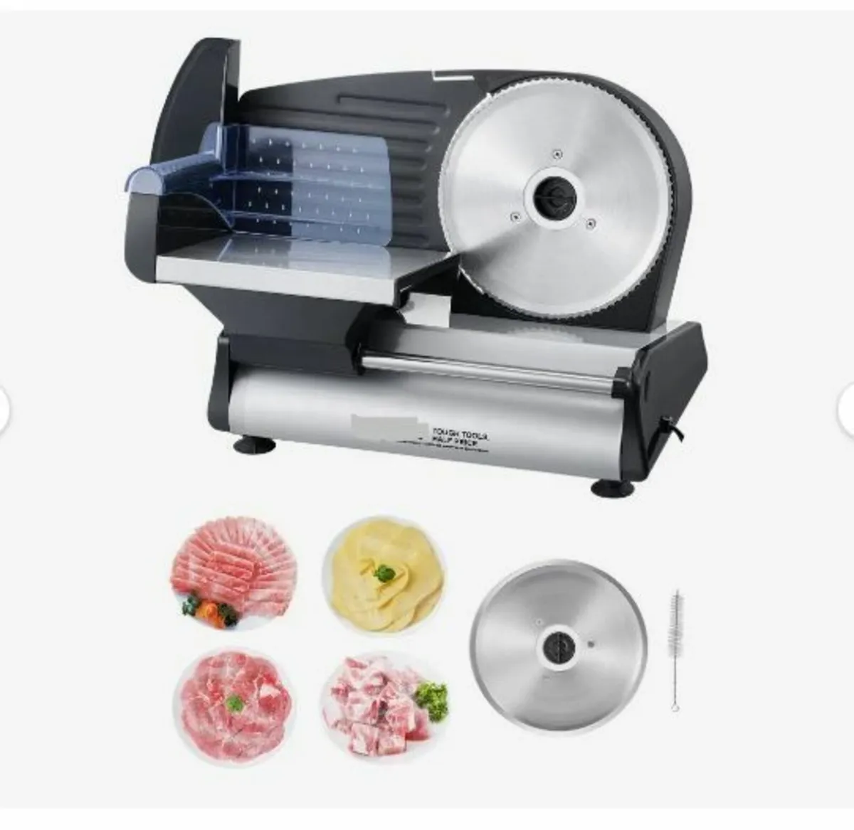 Meat Slicer, 7.5 inch Electric Deli Food Slicer - Image 1